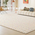 Distributed carpet living room new arrival cream style colorful dopamine no-wash and wipeable floor mat bedroom sofa coffee table floor mat