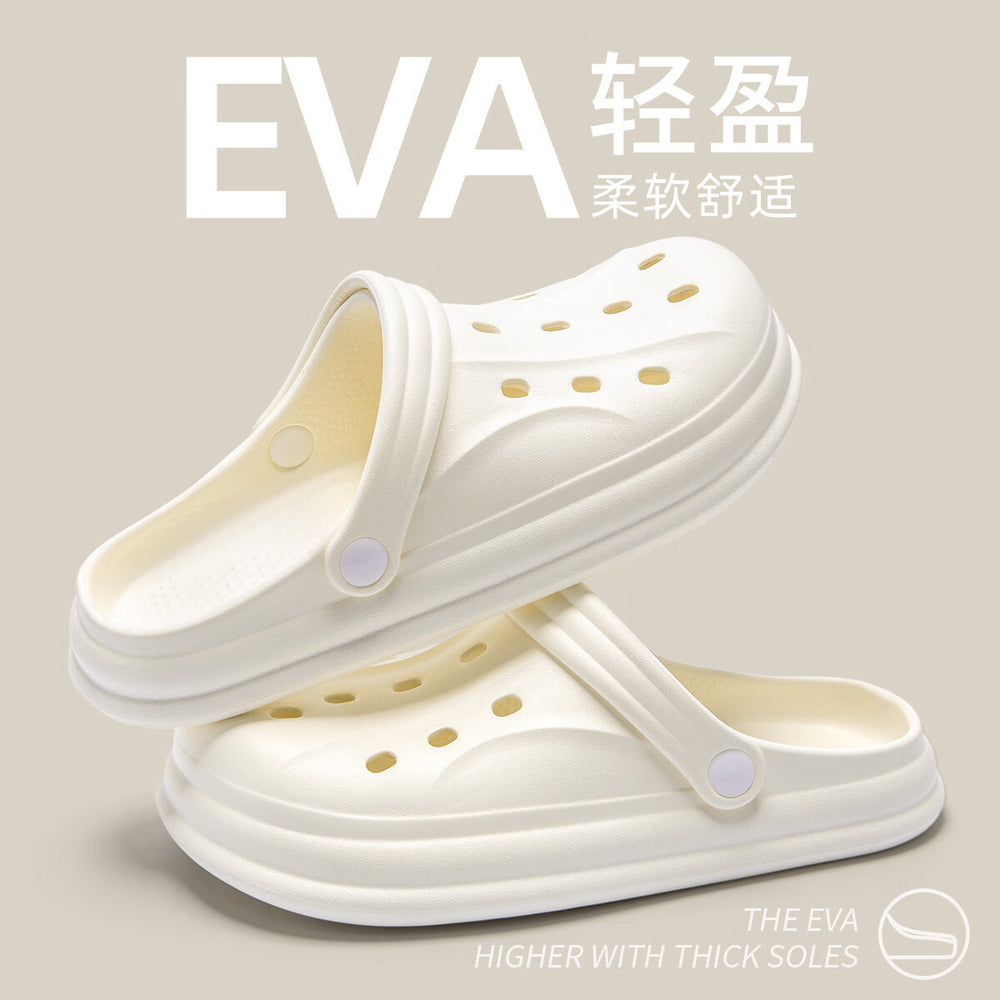 2026 new beach & seaside play garden non-slip fashion clogs - hollow-out, breathable, all-season versatile crocs