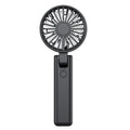 new arrival handheld double-leaf fan for home desktop foldable small fan usb outdoor portable hiking buckle fan