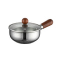 Stainless steel milk pot non-stick baby food pot infant-specific pot single serving small pot noodle pot household soup pot