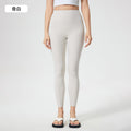High-waisted, seamless yoga leggings - barely-there feel, tummy control, butt lift, slimming, workout cropped leggings for women - d25034