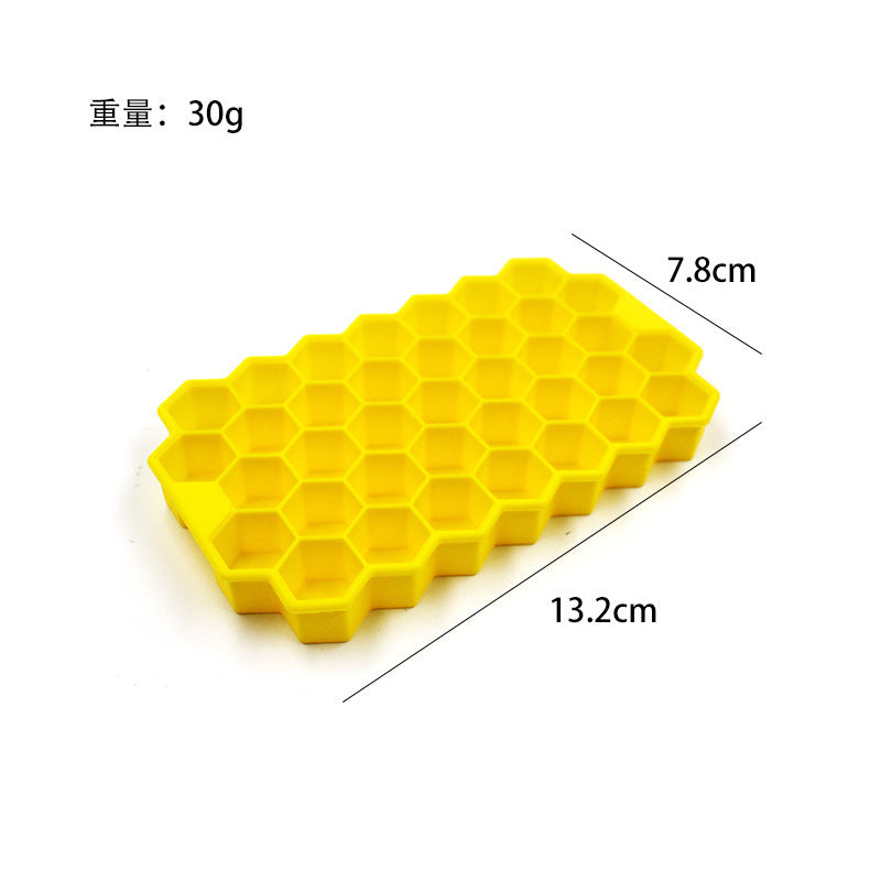 Large ice cube mold ice tray ice box silicone large square ice for home frozen ice cubes large food grade homemade handy gadget