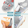 Baby cloth sandals for boys, summer, ages 0-1-2-3 years, infant anti-slip soft sole squeaky shoes, girls' first walker shoes, baby shoes