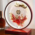 Red festive wedding table lamp bedroom bedside lamp wedding room everlasting light gift wedding creative led warm romantic
