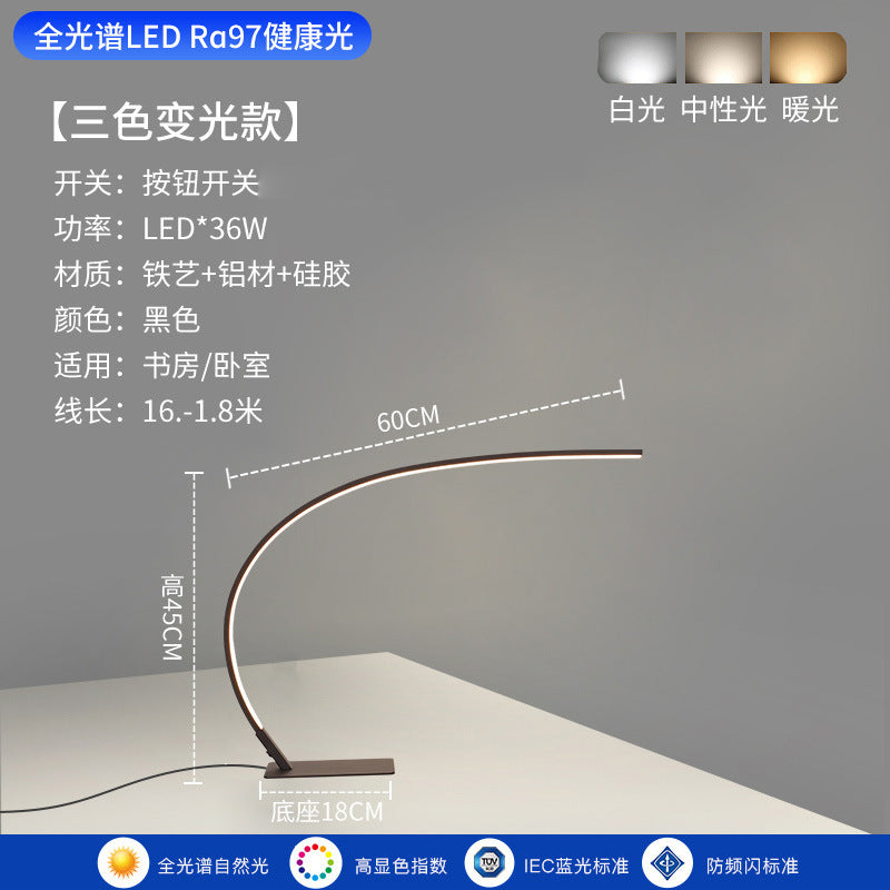 exclusive: creative desk lamp for dorms, students, and kids - ultra-bright reading light with full spectrum eye protection