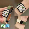 Huaqiangbei smartwatch for women - nfc, heart rate monitoring, bluetooth calling, magnetic leather strap, couple's sports band