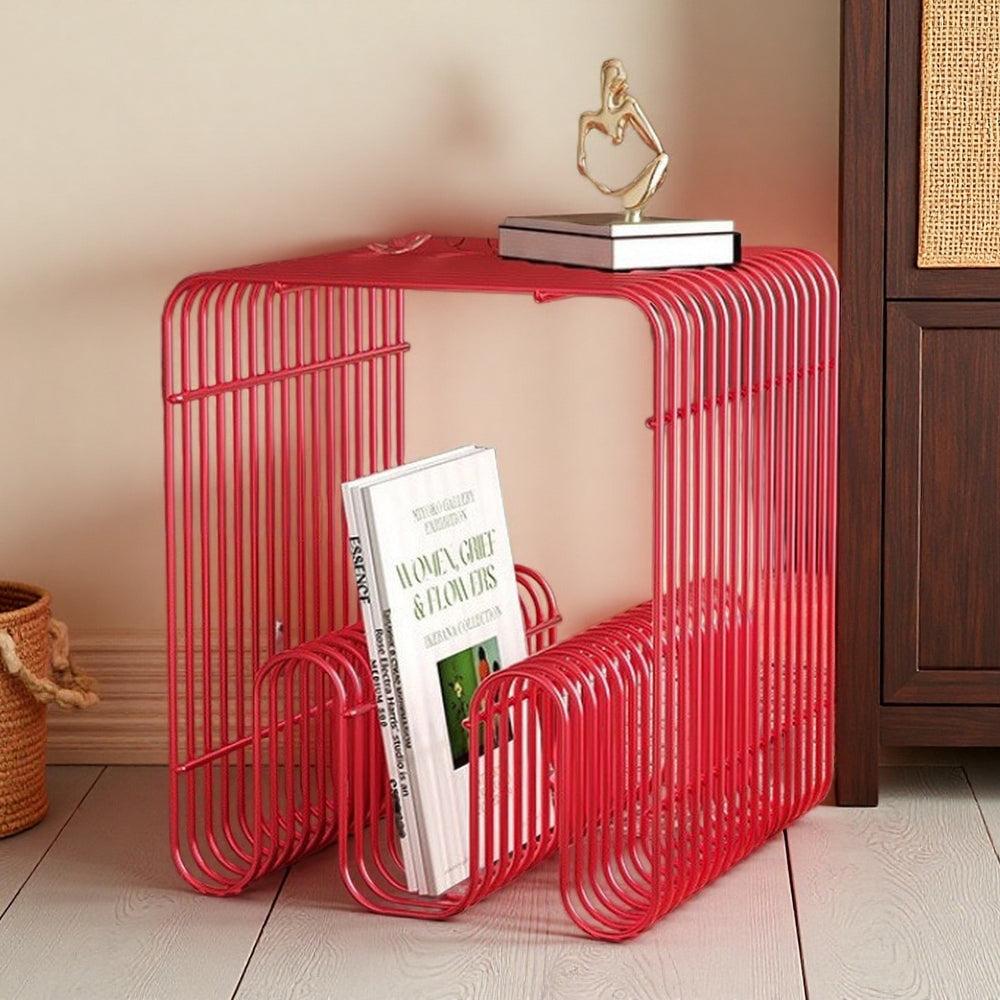 Same-day delivery of metal line coffee table, bedside table, storage bookshelf, small table, floor-standing wall-mounted storage rack, sofa side table