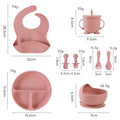 Soft pink 8-piece set (without ears)