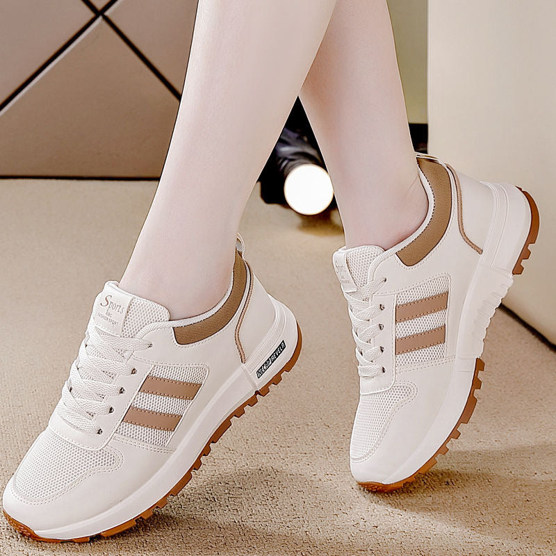wholesale women's soft-soled casual sneakers, versatile athletic shoes, breathable mesh running shoes, lightweight travel shoes, and women's skate shoes