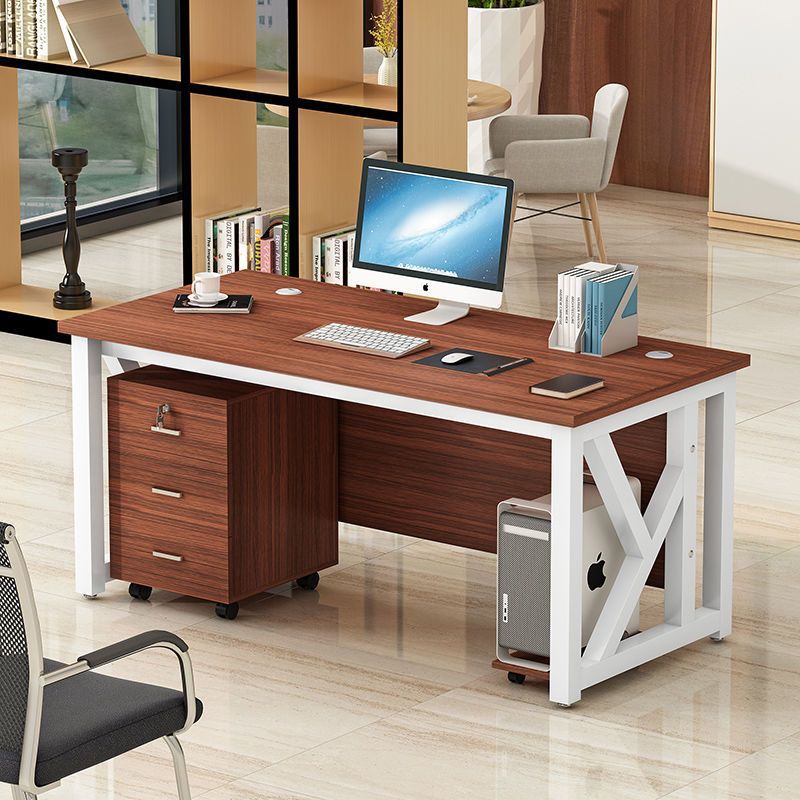 Boss desk office computer desk casual modern for home study desk staff double employee workstation special writing desk