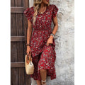 Shipped:  new summer collection - independent station cross-border e-commerce, comfortable & casual slim-fit dress, european & american style, perfect for vacation