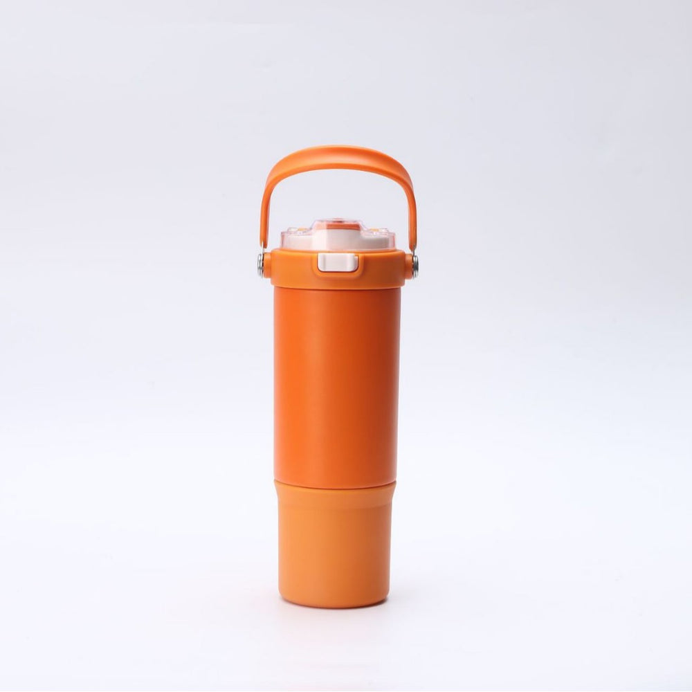 New arrival cross-border sealed leak-proof portable cup high-looking 304 stainless steel car thermos cup fitness cold coffee