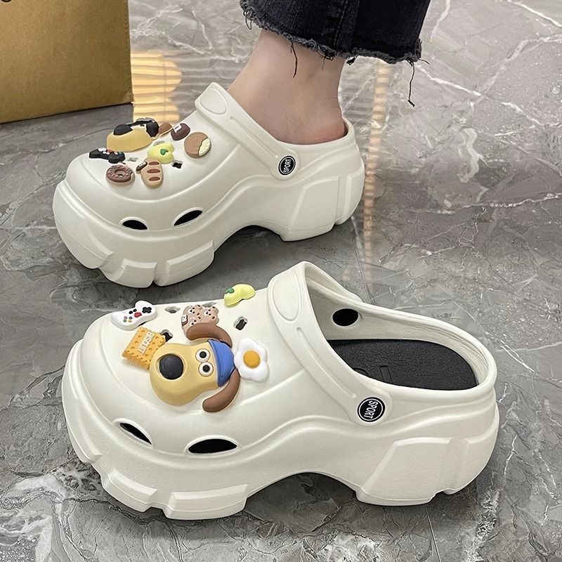 "eva clogs for women - 2024 new summer collection: chunky platform, height-boosting, trendy beach sandals"