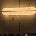 Natural snowflake marble effect wall lamp - modern minimalist, light luxury style for living room, hallway, bedroom, and background wall - high-end lighting fixture