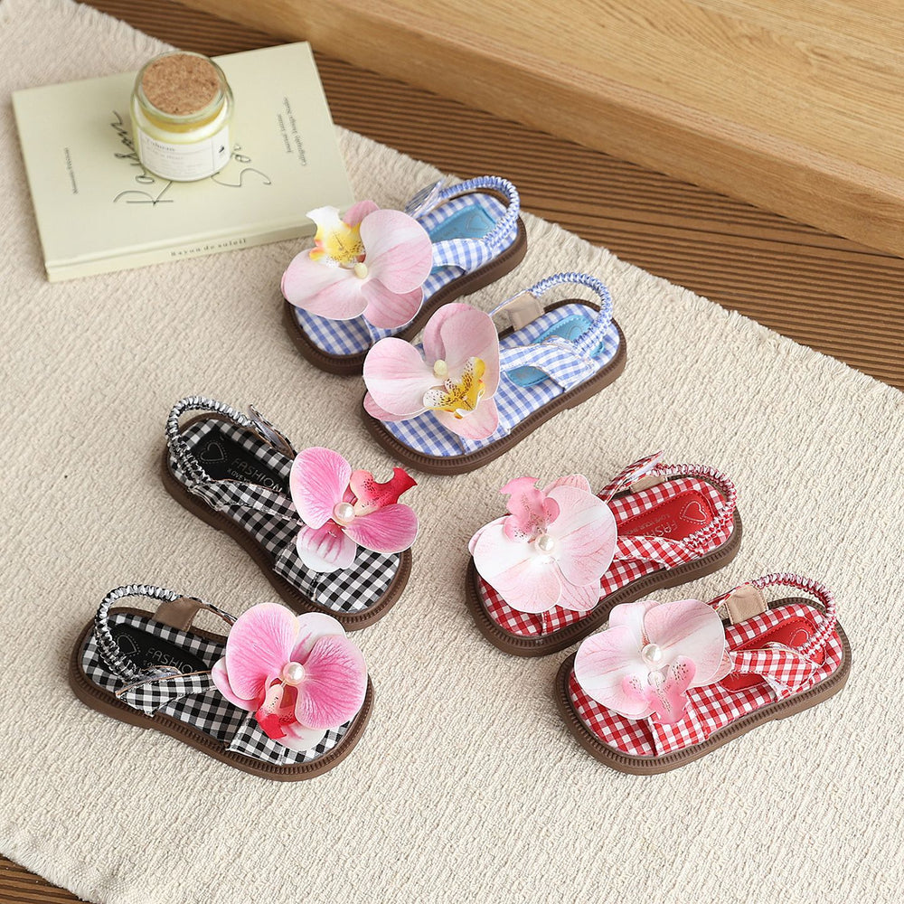 Kids' shoes:  summer new arrivals - stylish bow sandals for girls, soft-soled fashionable princess shoes for little girls