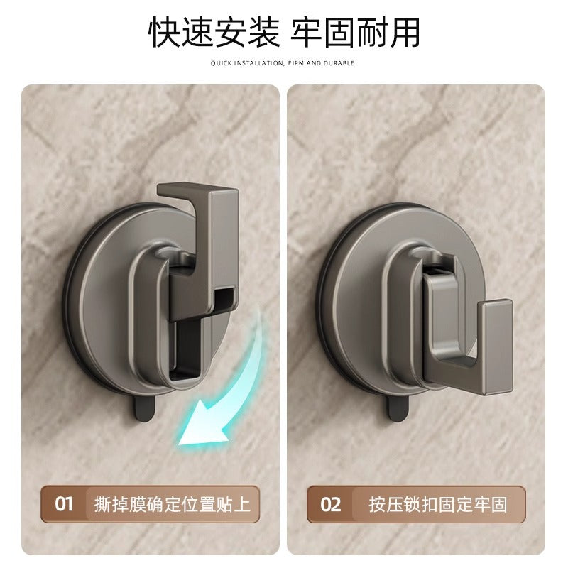 Suction cup clothes hook wall hanging wall vacuum punch-free wall bathroom kitchen door back traceless hook towel hook