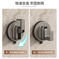 Suction cup clothes hook wall hanging wall vacuum punch-free wall bathroom kitchen door back traceless hook towel hook