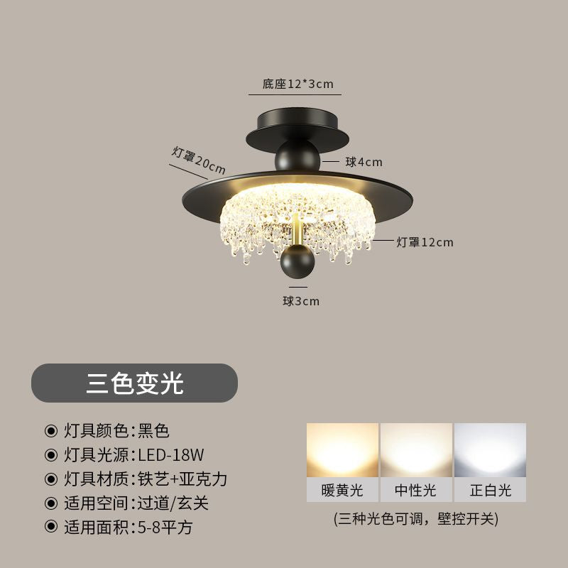Medieval style restaurant chandelier three-head american retro water drop classy tea room bar table long strip lamp