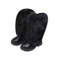 Vancahao girl boots heattechfall and winternew arrivalkidsboots british style princess boots baby cotton boots
