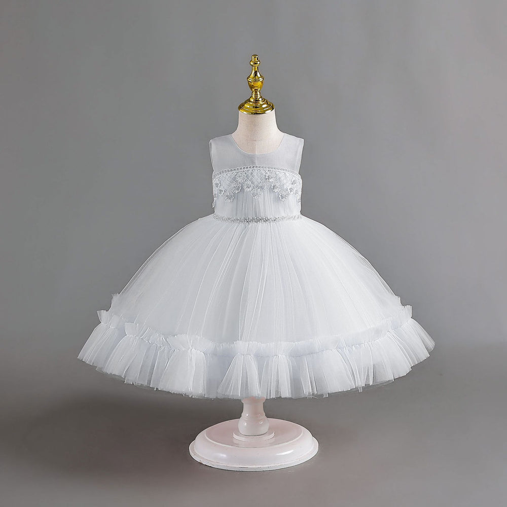 Exportnew arrivalkids dress bead chain tutu cake princess dress baby girl dresschildren dress