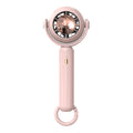 New arrival small sweet handheld fan for home desktop usb fan outdoor hiking buckle portable fan wholesale