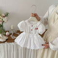 Summer sweetheart outfit: baby romper dress set - adorable summer style for your little girl