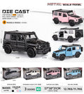 1:43 alloy off-road vehicle model, kids' car model, claw machine pull-back toy car, children's gift wholesale
