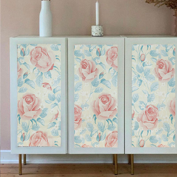 South East Asia wallpaper, self-adhesive bedroom wall sticker dormitory sticker kitchen door sticker dormitory self-adhesive wallpaper decorative table paper