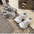 Thick sole strap dad shoes women's 2026 spring new petites heightened slimming lookeasiest for match lightweight sports casual shoes