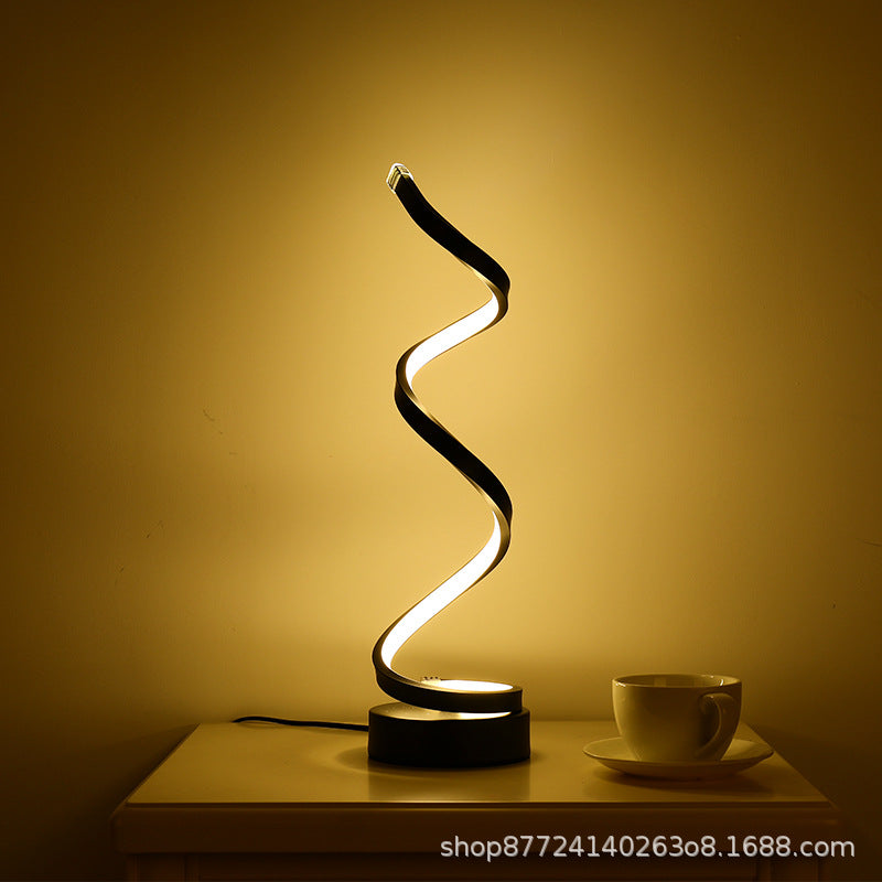 Minimalist chic bedside lamp - nordic design, artistic usb rechargeable touch & remote control desk lamp for bedroom study