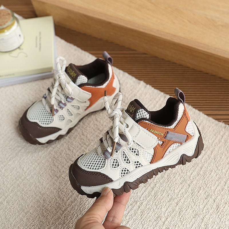 Vancahao boys' athletic shoes -  spring/autumn new collection - lightweight & breathable running shoes for kids, girls' outdoor hiking shoes