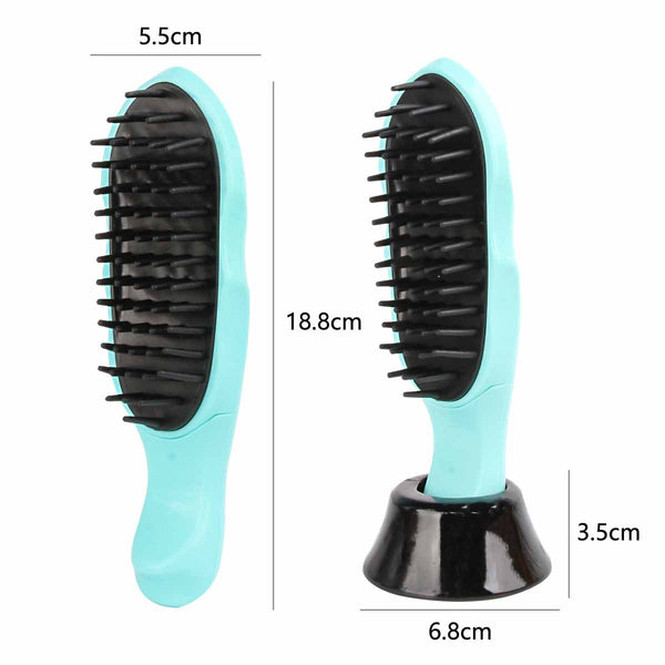 Soft Silicone Shampoo Brush Shampoo Comb Skin Cleaning Brush With Base Wide Tooth Coarse Tooth Long Handle Shampoo Massage Brush