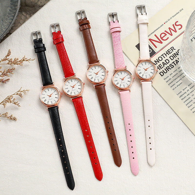 multi-color women's digital roman scale accessible luxury quartz watch one-piece drop shipping women's watch manufacturer wholesale