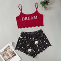 new star dream   hot-selling star cami top and shorts loungewear set