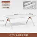 Office conference table long table minimalist modern conference room table and chair set small meeting table reception negotiation counter table