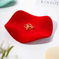 Personalized creative desktop storage ornaments ceramic asymmetrical plate high-looking entrance jewelry key storage display plate