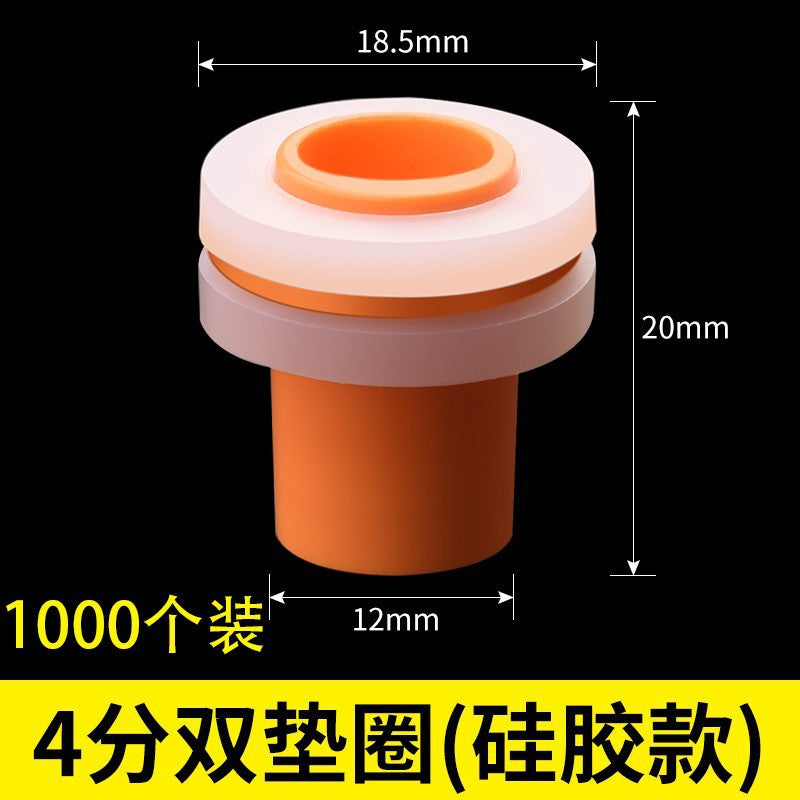 Replacement raw material-free belt 4 points/6 points sealing ring rubber pad free of raw tape triangle valve anti-leakage quick installation