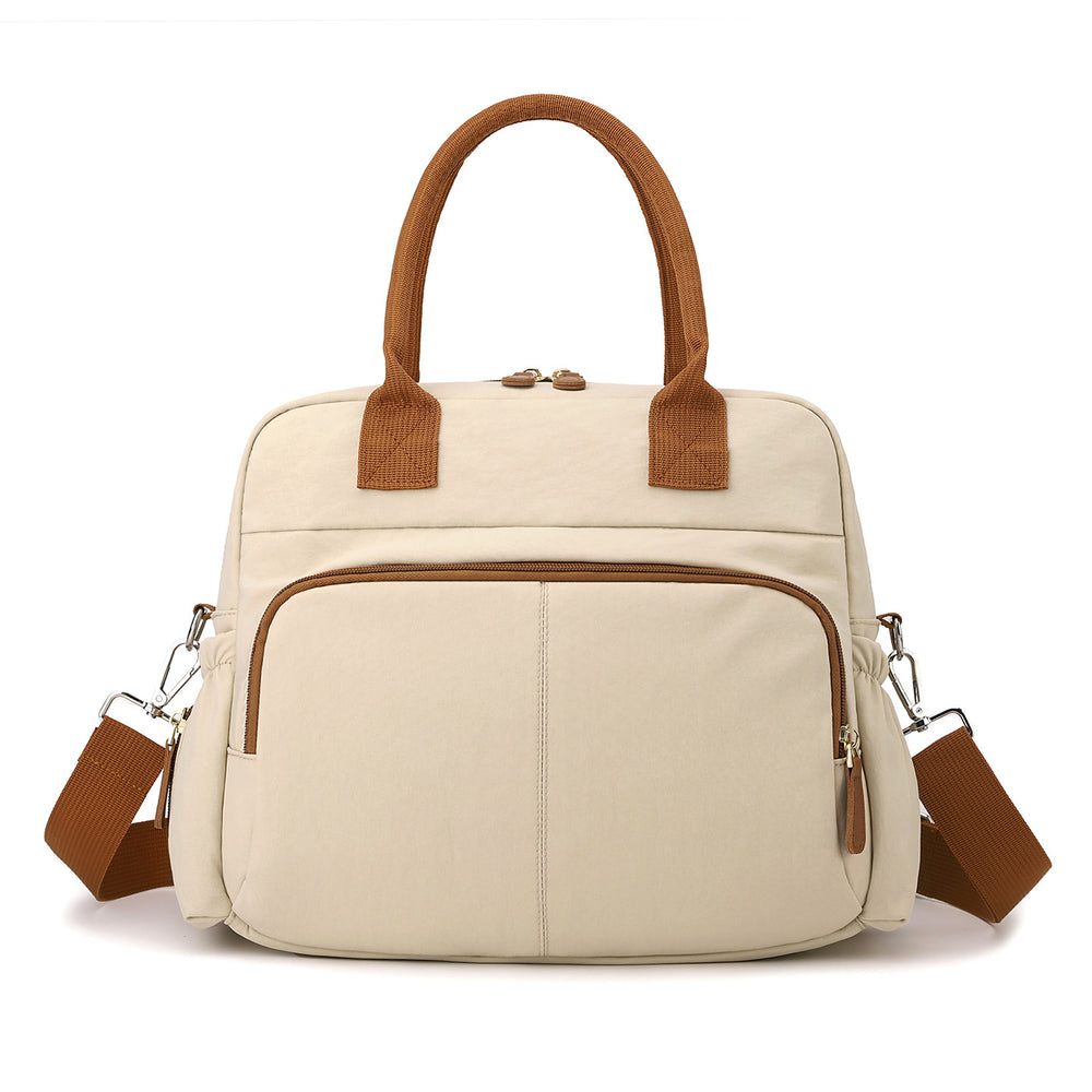 New fashionable mommy bag - tote style hospital bag, insulated bottle holder, large capacity maternity bag, multifunctional pregnancy bag for expecting mothers