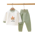 Baby autumn/winter quilted separates high-waisted set - warm autumn outfit for infants and toddlers (ages 1-3)
