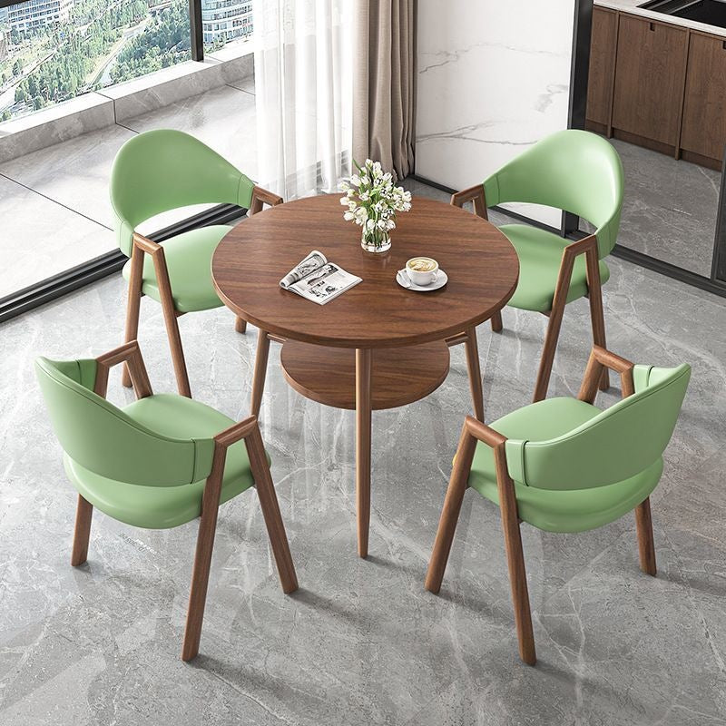 Scandinaviancasualcasual reception negotiation table and chair combination milk tea coffee shop apartment b&b dining table balcony small round table