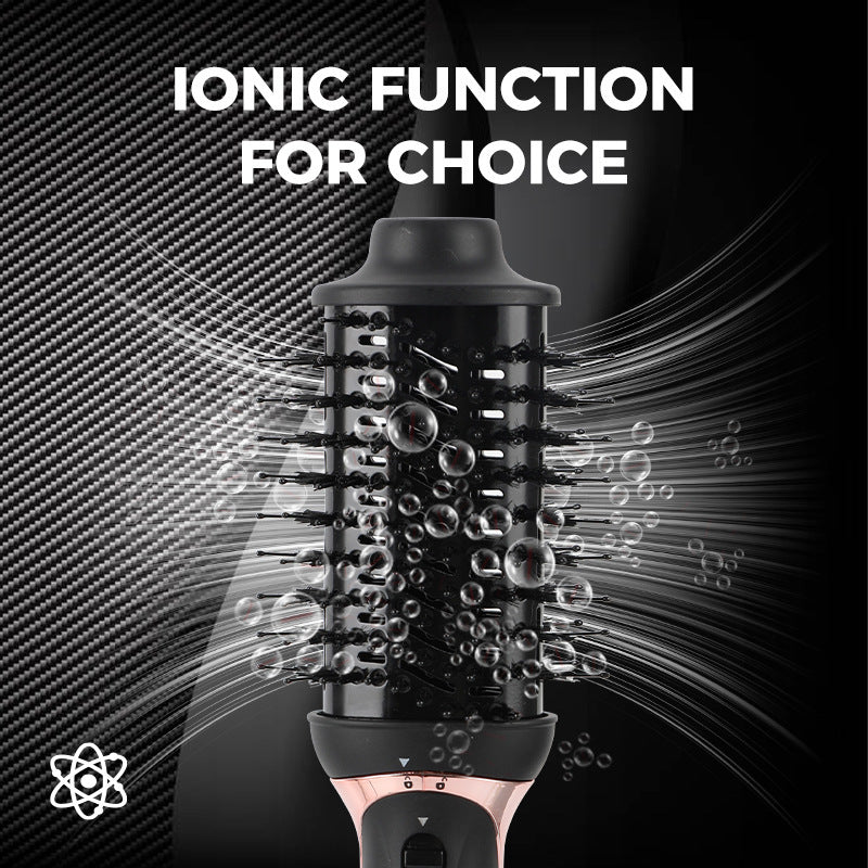 Cross-border 5-in-1 hot air comb Multifunctional curling comb Hair dryer Hair styling brush Negative ion optional curling iron