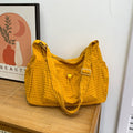 Large capacity bag women's fashionplaidnew arrivalk-stylecasual shoulder crossbody bag cloth bag work clothing dumpling bag
