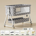 Baby crib - portable, foldable, multi-functional bassinet - newborn & toddler convertible bed