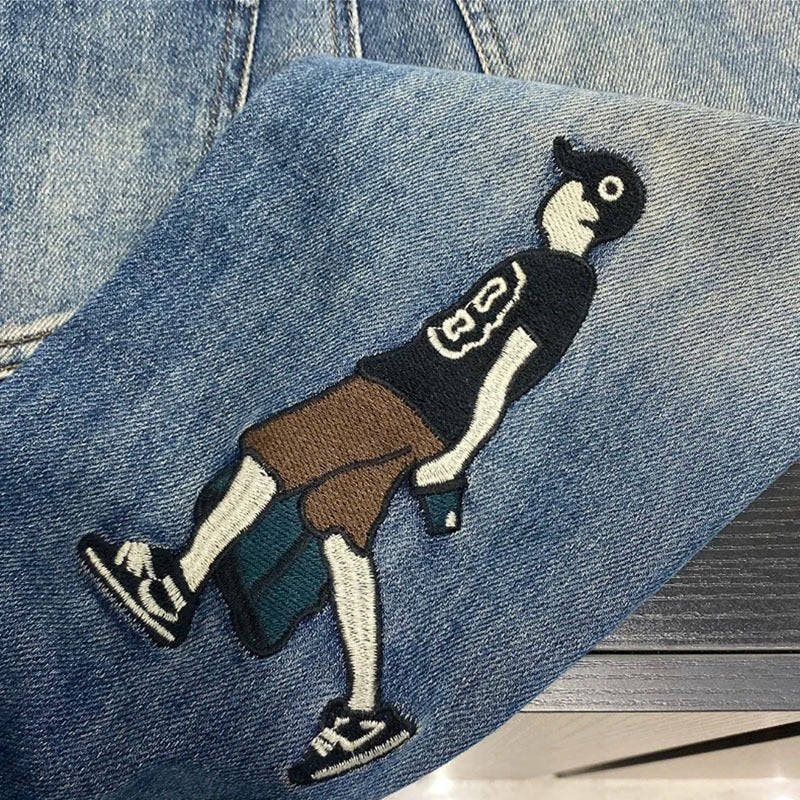 Boys' spring pants  new collection: kids' denim jeans, spring/autumn style, big boys' trousers, loose fit korean style for mid-to-large children