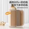 Baby bottle warmer sleeve - rechargeable, portable, waterless heating, wireless constant temperature, charging milk warmer heater for on-the-go use