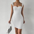 spring/summer new arrivals:  us & european style sexy nightclub mini dress - sleeveless knitted bodycon cami dress