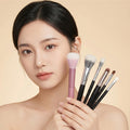 Single large and small multifunctional wool makeup brush detail brush highlight stippling beauty tool animal hair makeup brush