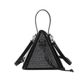 This year's popular women's bags: 2025 new korean-style fashionable studded, trendy, hand-held, crossbody, triangular small square bags
