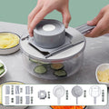 Multifunctional kitchen gadgets: potato shredder, vegetable slicer, and grater set - perfect for home use! shreds, grates, and slices carrots, cucumbers, and more