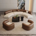 Semi-circular arc-shaped special-shaped sofa, rest area, reception, sales office, beauty salon, lobby, hotel club, casual room